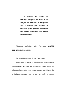Discurso proferido pelo Deputado COSTA FERREIRA (PSC – MA)