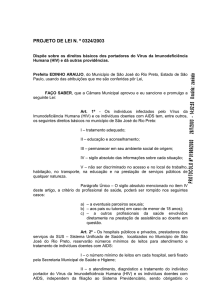 projeto de lei n. º 0324/2003 - Câmara Municipal de São José do