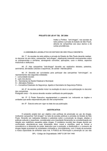 Projeto de Lei - Assembleia Legislativa do Estado de São Paulo