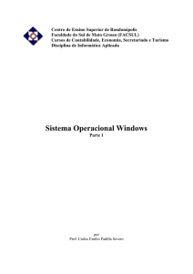 2 O Sistema Operacional Windows - Departamento de Sistemas de