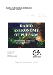 Radio Astronomia de Pulsares