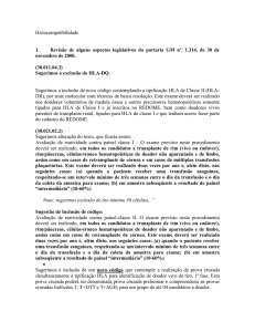 Histocompatibilidade - Associação Brasileira de Transplante de