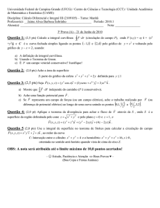 3ª e 4 prova - calculo III
