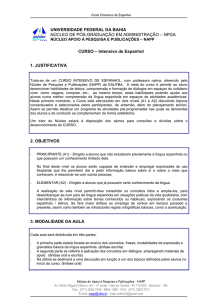 Aulas_de_Espanhol_nivel_1 - Escola de Administração da UFBA