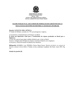MINISTÉRIO DA DEFESA EXÉRCITO BRASILEIRO DECEx – DFA