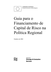 Guia para o Financiamento de Capital de Risco na Política Regional