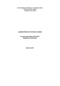 Laboratório de Textos e Cenas - 3M01