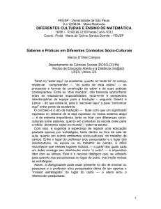 VII Encontro Paulista de Educação Matemática (VII EPEM),