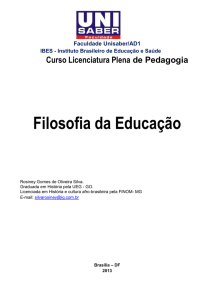 Faculdade Unisaber/AD1 IBES - Instituto Brasileiro de Educação e