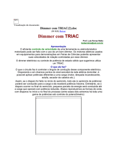 Dimmer com TRIAC(2) - Word - geraldoantuniolo