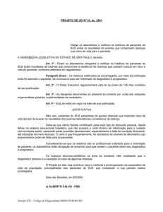 projeto de lei nº 2001 - Assembleia Legislativa do Estado de São
