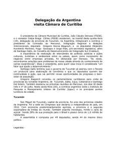 Delegação da Argentina - Câmara Municipal de Curitiba