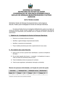 Nota Técnica 02/2006 - Secretaria de Estado da Saúde da Paraíba