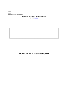 Apostila De Excel Avançado - Apostilas - leozavarizineto