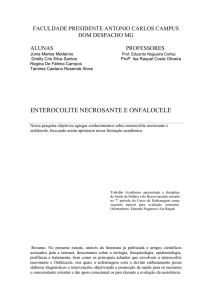 Enterocolite necrosante e onfalocele (UNIPAC