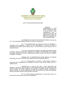 governo do estado de goiás - Secretaria de Estado da Casa Civil