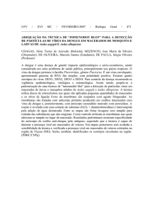 UFV / XVI SIC / FEVEREIRO-2007 / Biologia Geral / 468