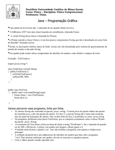 Java – Programação Gráfica