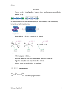 Haletos de Alquilo: Substituição nucleofílica e eliminação