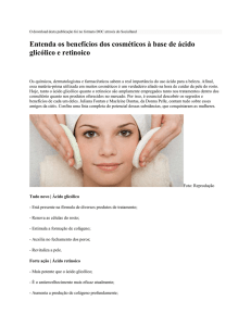 Entenda os benefícios dos cosméticos à base de ácido