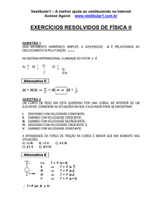 Exercícios Resolvidos de Física II