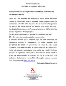 Matéria - AIDS.gov.br