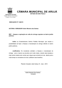 Gabinete do Vereador Valmir Moreira dos Santos (Valmir Pé no