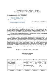 Requerimento N - Portal da Câmara Municipal de Lençóis Paulista