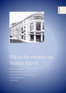 Visita de estudo ao Teatro Rivoli - sextoA2011-2012