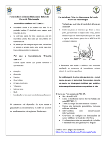 Incontinência urinária - PUC-SP