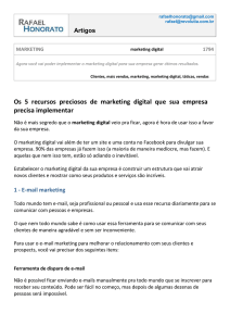 1 - E-mail marketing