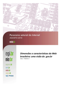 Dimensões e características da Web brasileira