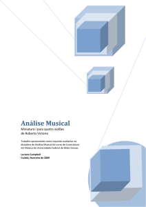 Análise Musical - Roberto Victorio