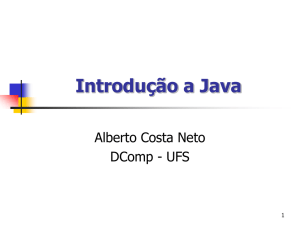03 - introducao_a_java - Home Page do Professor Alberto Costa