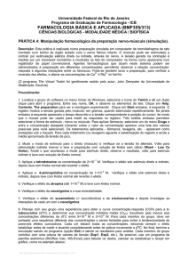 FARMACOLOGIA BÁSICA E APLICADA (BMF355/313) - ICB