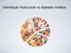 Orientação Nutricional no diabetes mellitus