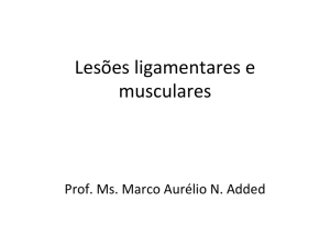 Lesões ligamentares e musculares
