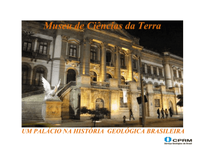 um palácio na história geológica brasileira
