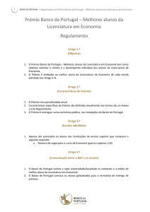 Prémio Banco de Portugal - Regulamento 2015-2016