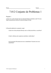 7.012 Conjunto de Problemas 1 - mit
