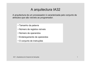 A arquitectura IA32