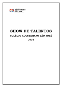 show de talentos - Agostiniano São José