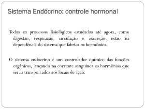 Sistema Endócrino: controle hormonal