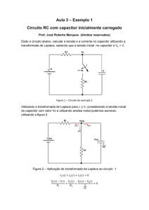 Aula 3 – Exemplo 1 Circuito RC com capacitor - metaheuro