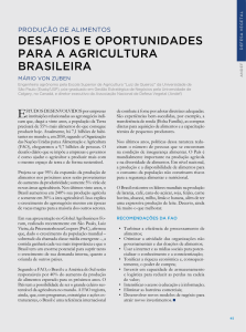 desafios e oportunidades para a agricultura brasileira