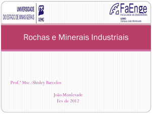 Rochas e Minerais Industriais