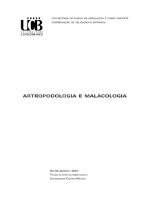 artropodologia e malacologia - Universidade Castelo Branco