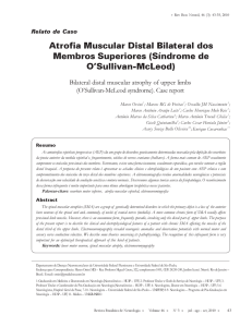 Atrofia Muscular Distal Bilateral dos Membros Superiores (Síndrome