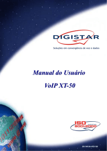 VoIP XT-50 Manual do Usuário