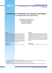 Tratamento Periodontal de Paciente Hemofílico